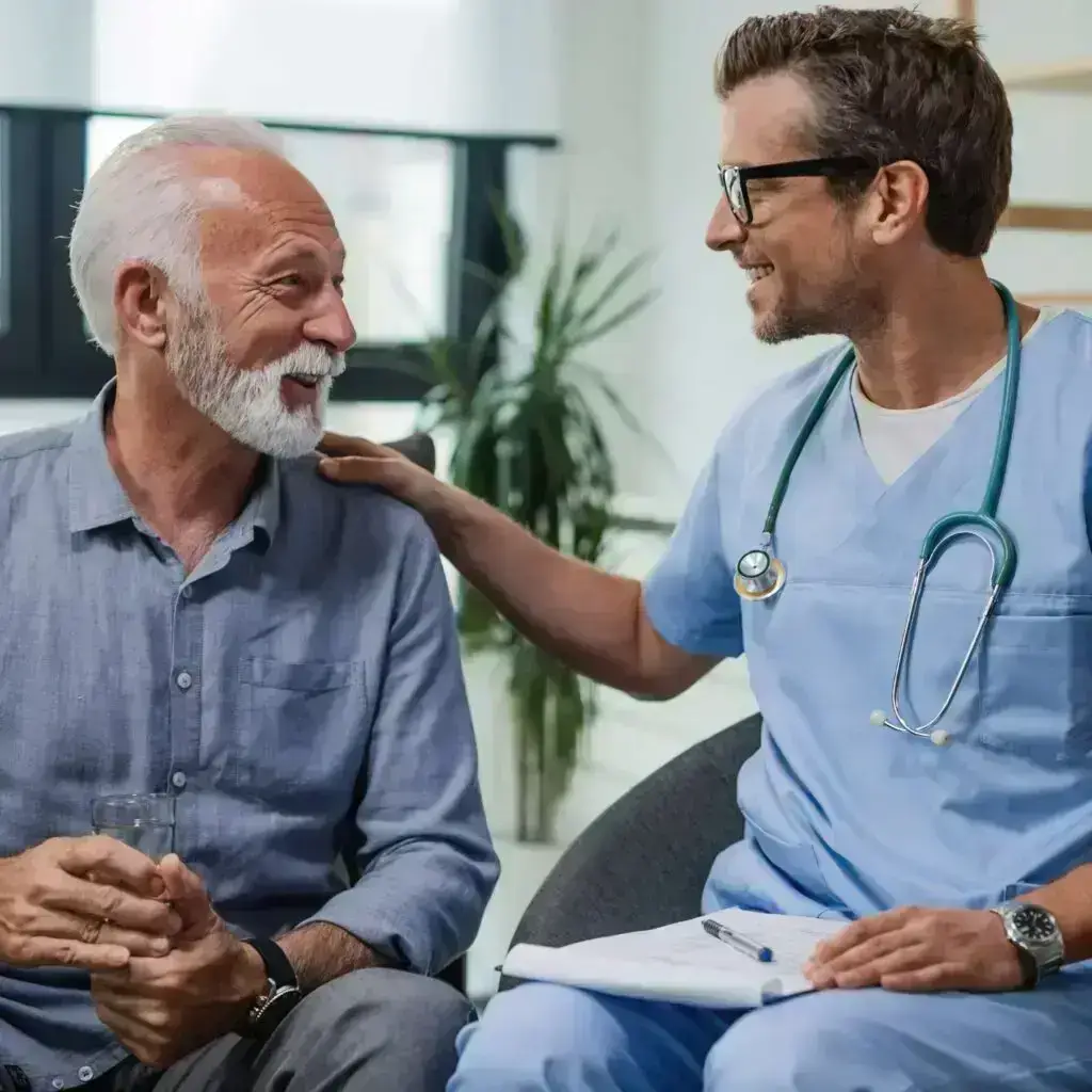 Dental Patient and Surgeon