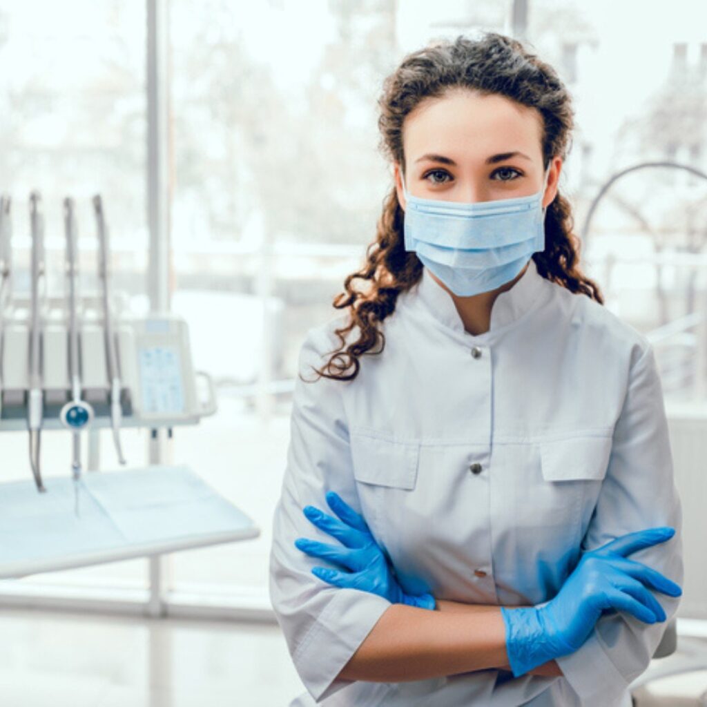 Woman Dentist Smiling