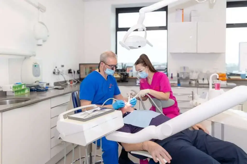 Dr. Peter Doherty, certified ZAGA Doctor Dublin, treating a patient